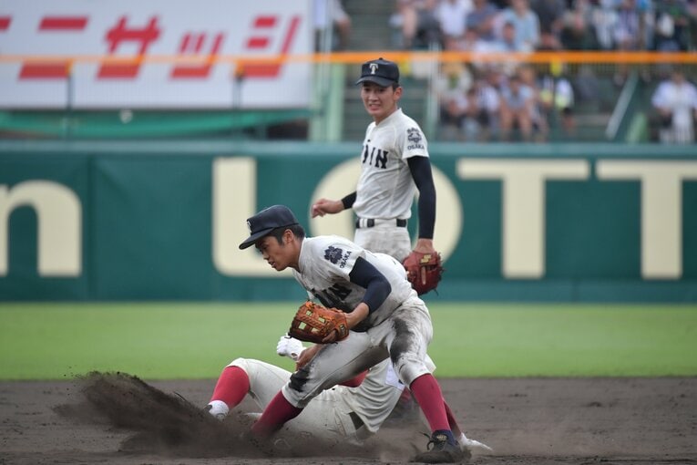 根尾昂と二遊間を組むことも多かった山田 ©Hideki Sugiyama