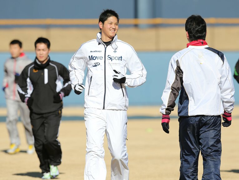 高校時代の大谷翔平　©JIJI PRESS