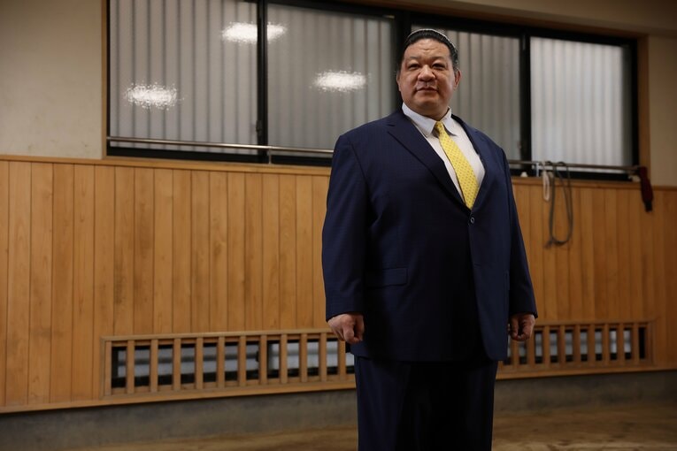 元大関・魁皇の浅香山親方　©Shigeki Yamamoto