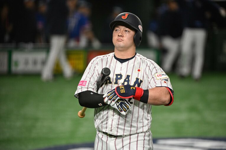 プレミア12決勝戦、牧のバットから快音は響かず　©Nanae Suzuki