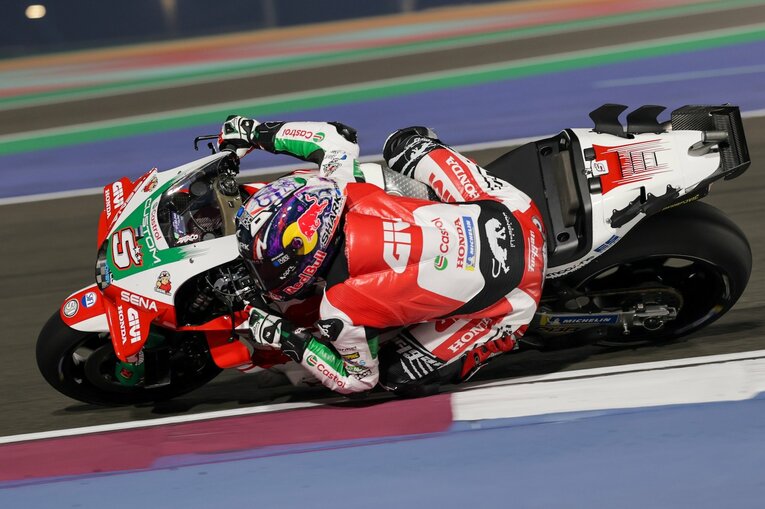 第4戦カタールGPではホンダのヨハン・ザルコが4位入賞。RC213Vの復活の可能性を感じさせた　©Satoshi Endo