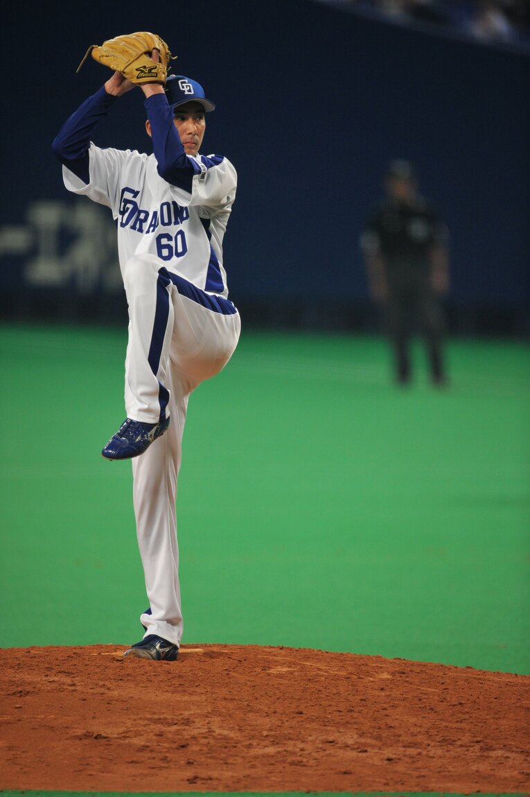 河原は中日から戦力外通告を受け、トライアウトに臨んだ（撮影別日）　(C)Hideki Sugiyama