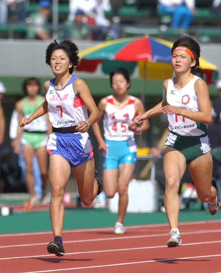 郡山東高校時代の千葉（2002年撮影）。スポーツ強豪校とは縁遠い「普通の県立高」だった　©JIJI PRESS