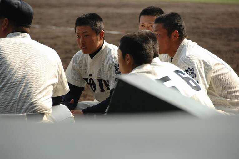 大阪桐蔭高時代の中田翔　©BUNGEISHUNJU