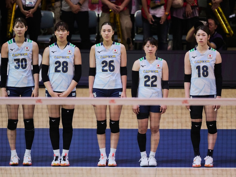 バレーボールネーションズリーグ 韓国戦　©︎Yuki Suenaga