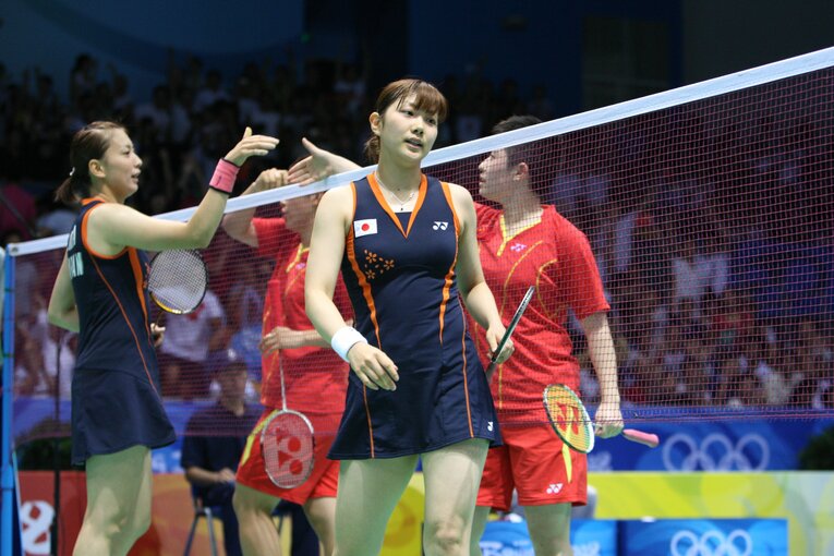 北京五輪の準々決勝で敗れた潮田。集大成として臨んだ大会でショックは大きかったという　©Akihiro Hayanami/JMPA