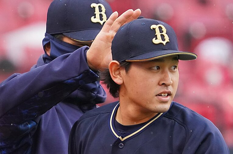 プロ2年目の宮城は今季すでに2勝。3戦目の日本ハム戦も白星は逃したが、7回2失点の好投を見せた ／ photograph by Sankei Shimbun