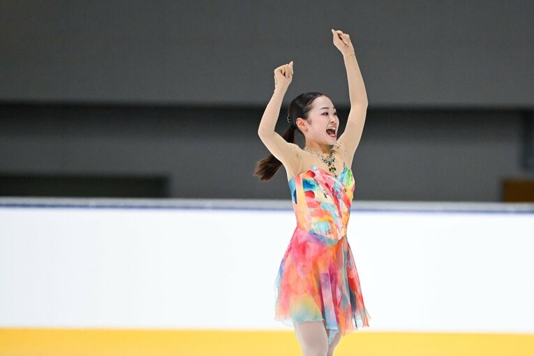 木下グループ杯、島田麻央のFS演技　©️Asami Enomoto