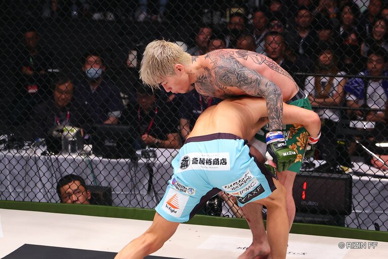 『RIZIN LANDMARK 5』斎藤裕vs平本蓮　©RIZIN FF