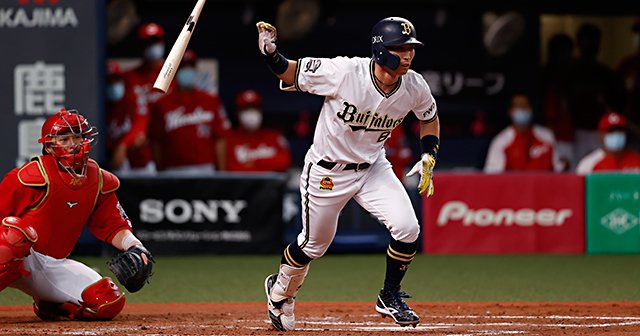 オリックス熾烈な外野争いをリード。10年目、今年の後藤駿太はしぶとい。（2／3） - プロ野球 - Number Web - ナンバー