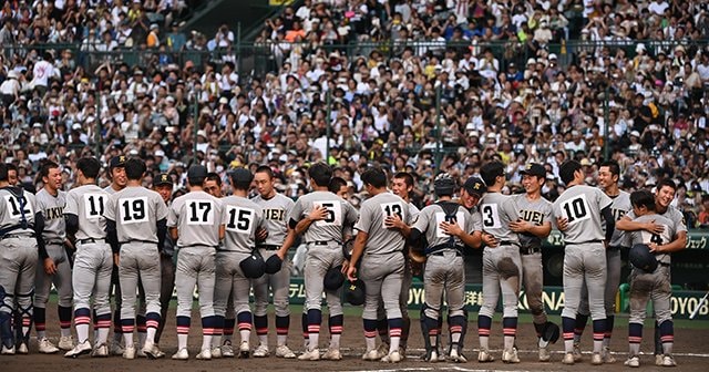 涙の仙台育英「どけっ！と声を出したのですが」慶応の猛攻と大声援に