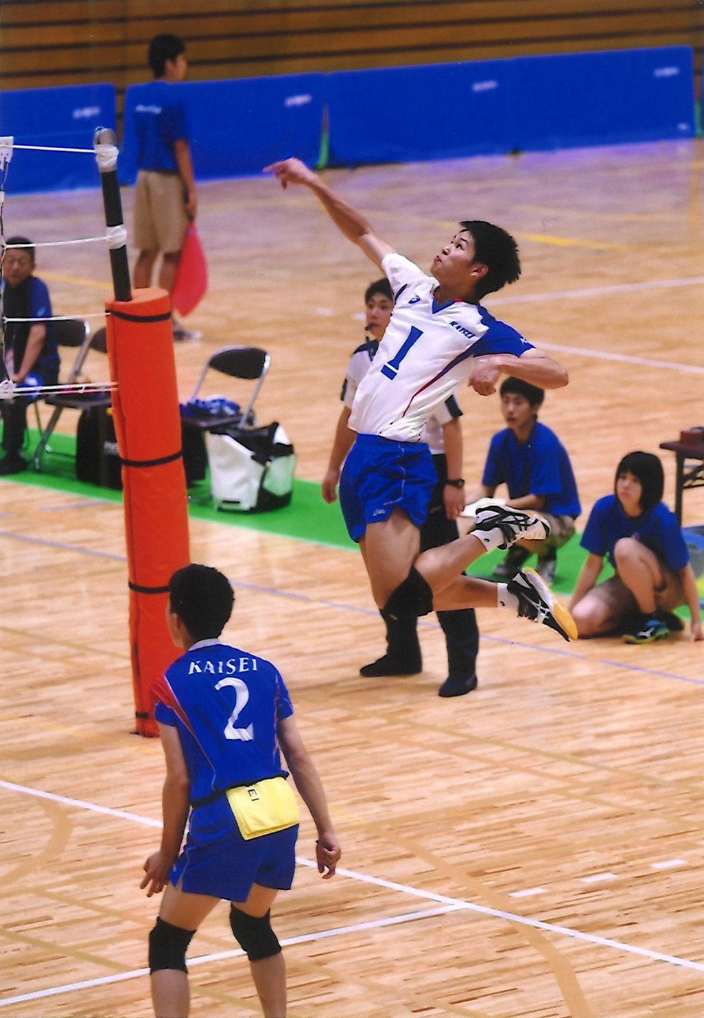 海星高時代の西田有志（両親提供）