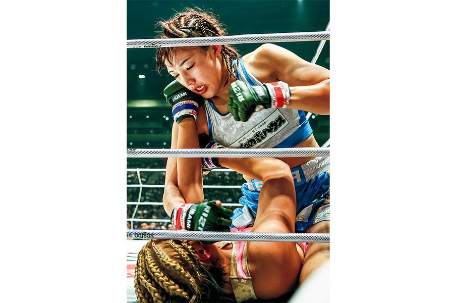 伊澤星花「無敗女王が目指す“恐怖”の女子格闘技」<Number Web> photograph by ©RIZIN FF Susumu Nagao