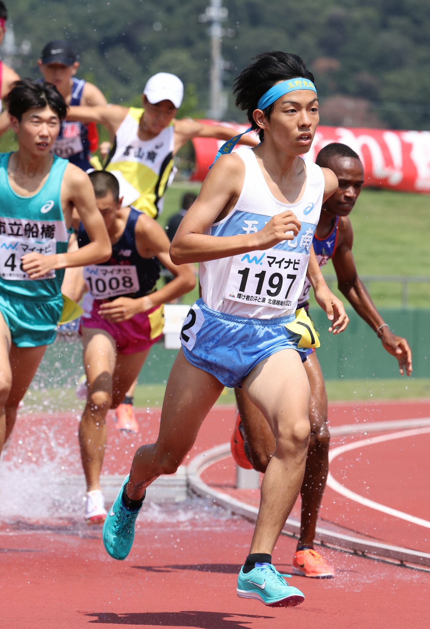 【黒田朝日レア写真】2021年、高3時の高校総体にて（写真は続きます）　©Kyodo News/Sanyo ShImbun