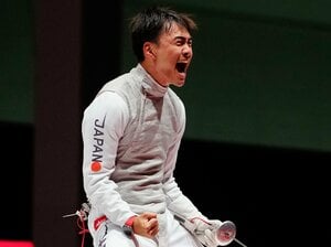 国際結婚から1年、松山恭助に刺さった妻の言葉「決勝までの空き時間に奥さんと会って…」フェンシング男子フルーレ団体“金メダル”激闘ウラ話