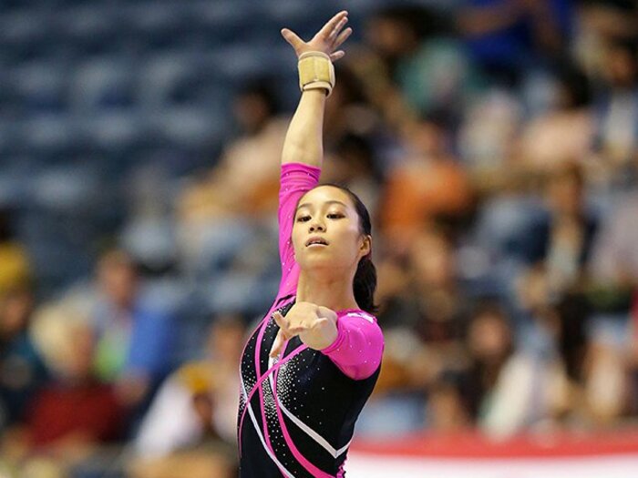 10代が躍進する体操女子。新エース候補は笹田夏実。~母と一緒にリオ五輪を目指して~<Number Web> photograph by AFLO