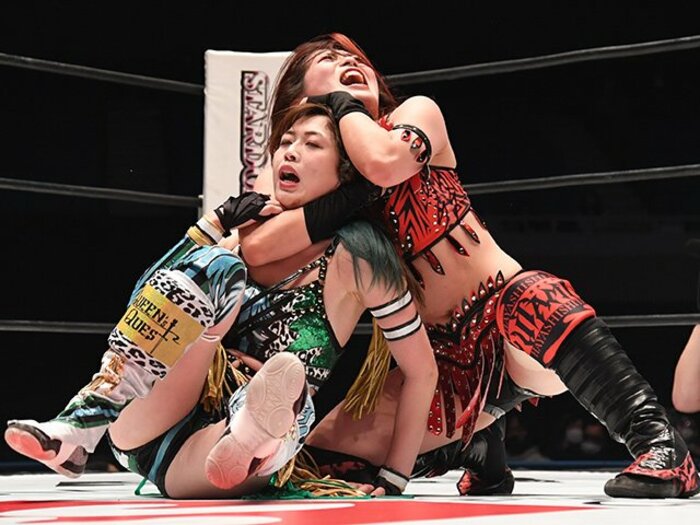 ジュリアの“髪切り”が目立ったが…「輝いていて美しい」林下詩美22歳vs上谷沙弥24歳にスターダムの未来が見えた<Number Web> photograph by Masashi Hara