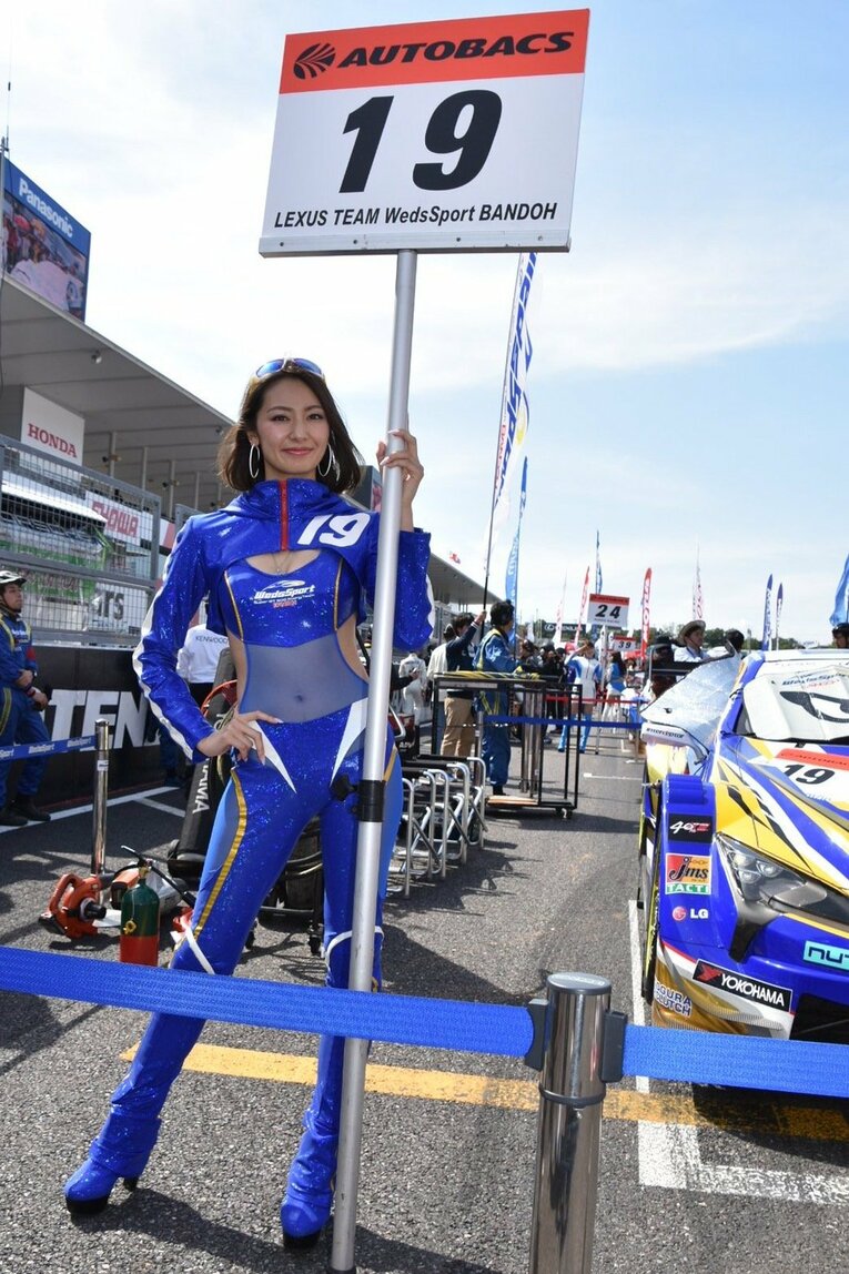 2018年はSUPER GTのWeds Sport「RACING PROJECT BANDOHレースクイーン」として活動　写真は事務所提供