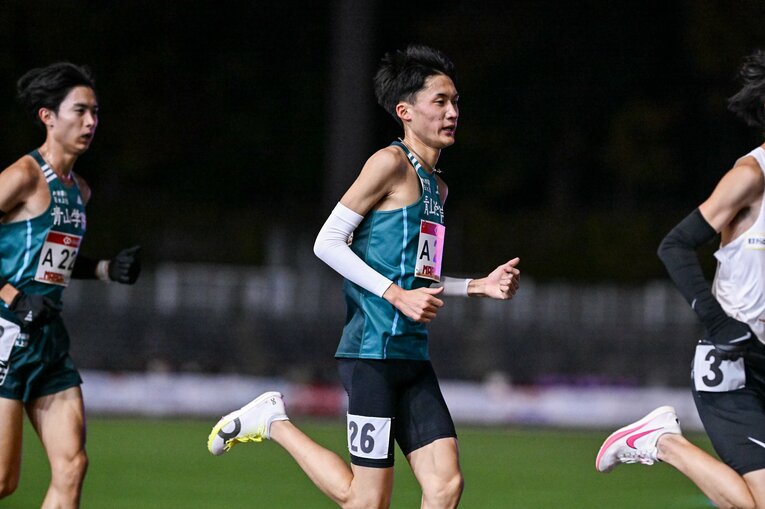 11月のMarch対抗戦では1万ｍで27分台もマークした折田　©︎Nanae Suzuki