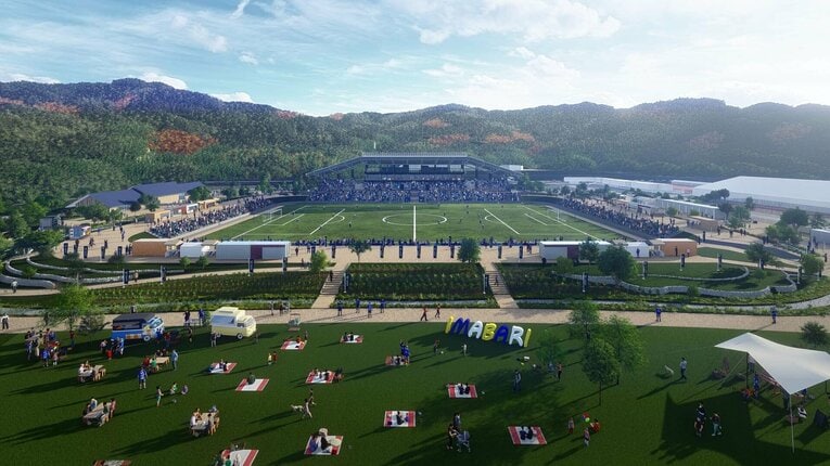 スタジアム全体像　©FC IMABARI