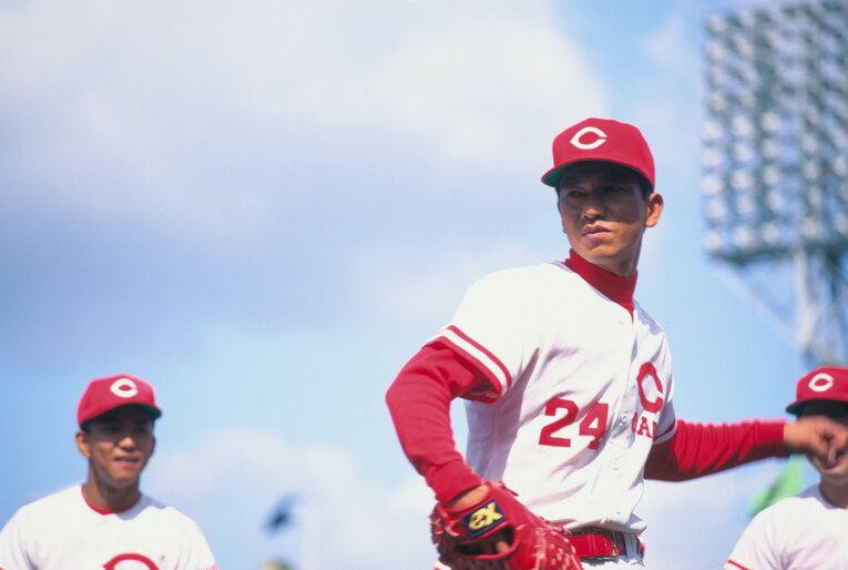 若き日の大野豊  (C)Koji Asakura