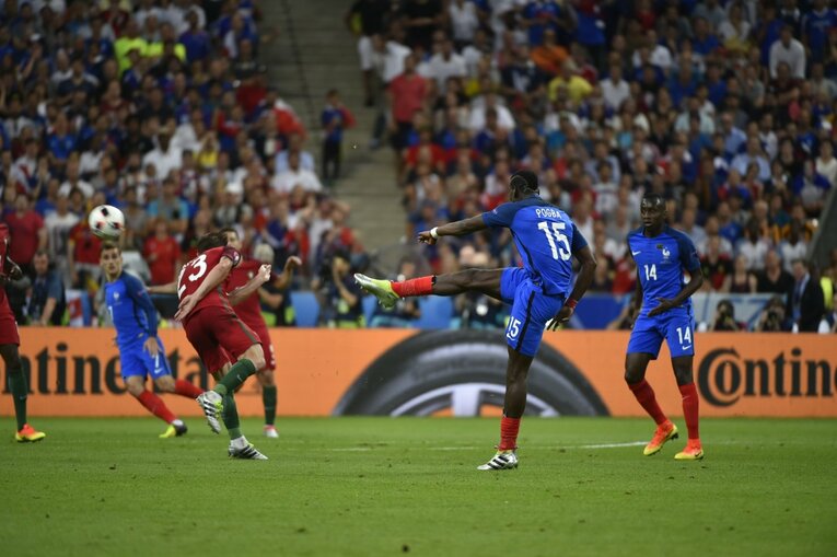 EURO2016でのポグバ　©Takuya Sugiyama