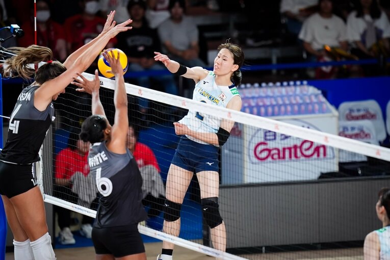 林琴奈（VNLカナダ戦）©︎Volleyball World