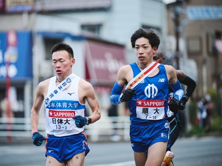 三浦龍司（順天堂大）／第98回 ／ photograph by Yuki Suenaga