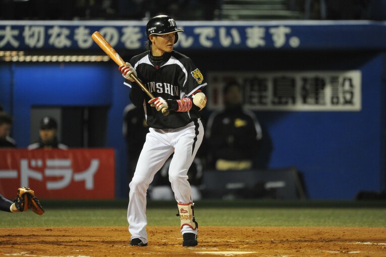 阪神時代の大和（2012年）©Hideki Sugiyama