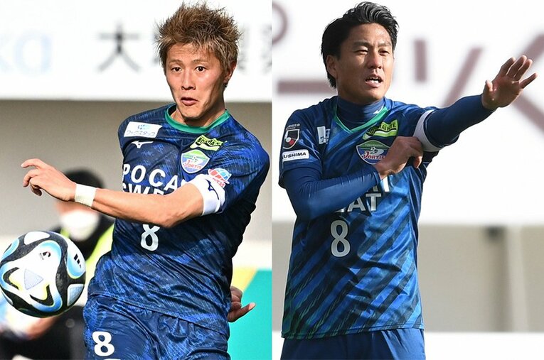 背番号8をつけた柿谷曜一朗に岩尾憲……徳島ヴォルティスがクラブ強化で考えていることとは？ ／ photograph by J.LEAGUE,Masashi Hara/Getty Images