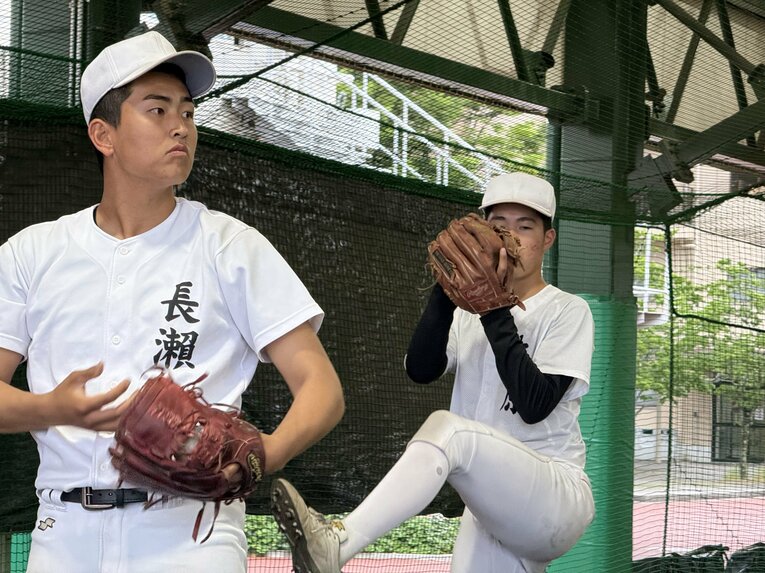 大阪学院大高の投手陣は日本屈指のレベルだ　©Yuji Yanagawa