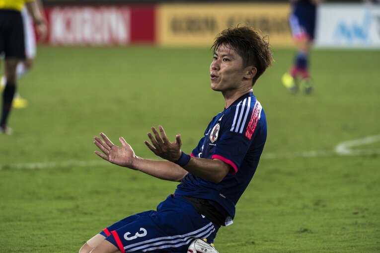 太田宏介（2015年、東アジア選手権・日本vs韓国）©︎Takuya Sugiyama