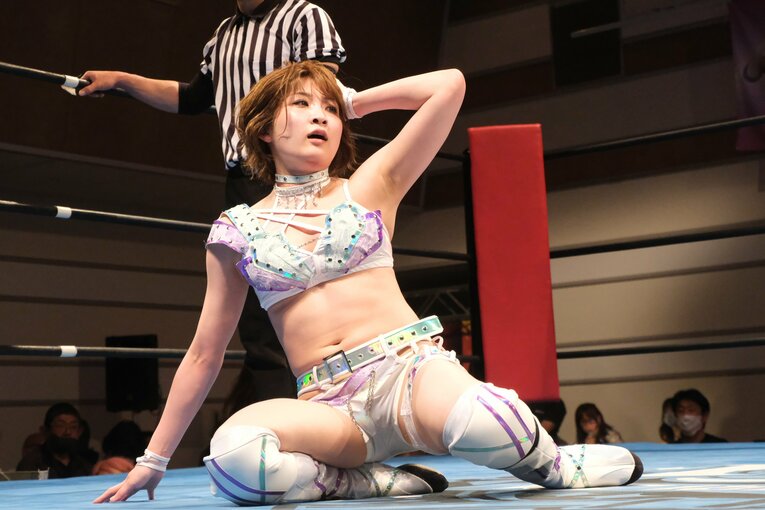 ベルトへの思いも語った安納。「私もそろそろチャンス掴まなきゃ」