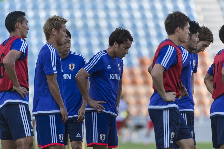 ヴァイッド・ハリルホジッチ監督時代の日本代表（2017年）©Takuya Sugiyama