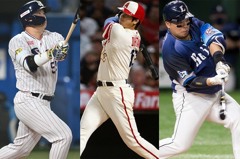 村上宗隆、大谷翔平、山川穂高。セ・パ、メジャーで活躍する現代スラッガーについて山崎武司氏は絶賛する　©Sports Graphic Number