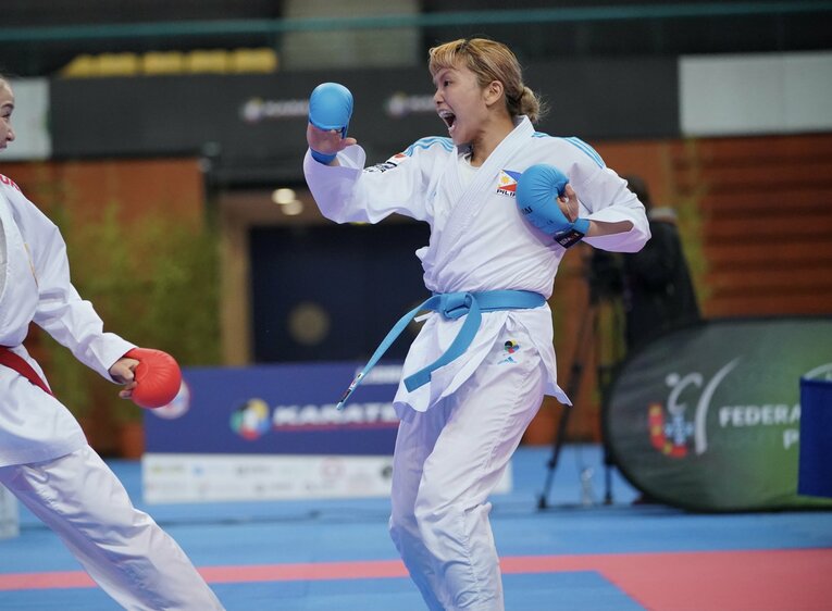 「誰が見ても、私の攻撃がきれいに決まっているのに」  空手・月井隼南が“ジャッジの不利”のなか快挙を達成できた理由(4)