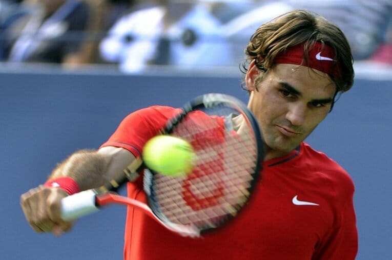 9月23日から行われるレーバーカップでの引退を表明したフェデラー。“皇帝”と呼ばれ絶大な強さを誇ったフェデラーが失望をあらわにした試合があった… ／ photograph by Getty Images