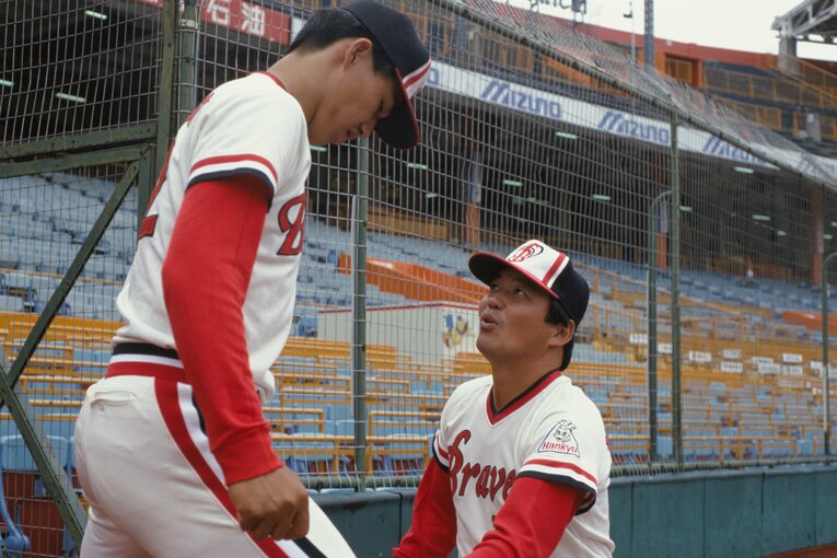 1985年撮影。阪急の投手コーチ時代　©Kazuhito Yamada