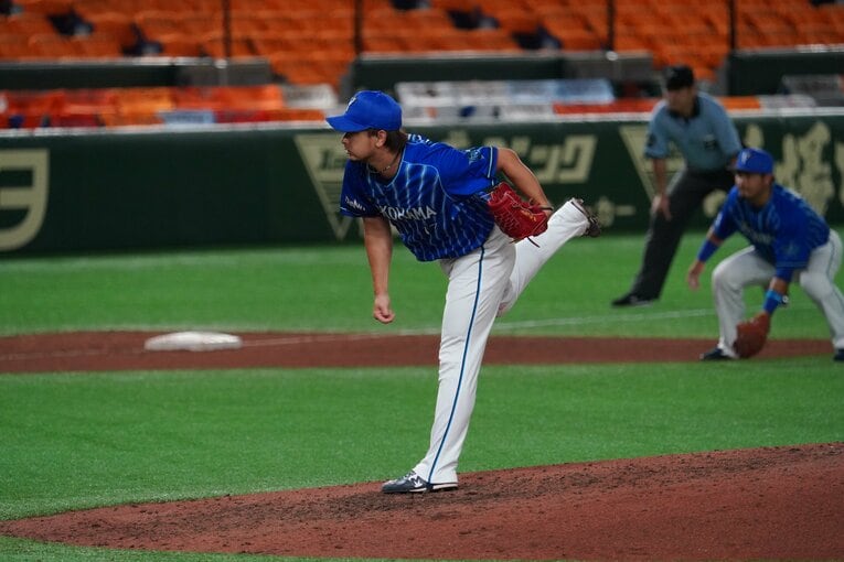 コロナ禍で無観客だったシーズンにクローザーとして活躍　©Hideki Sugiyama