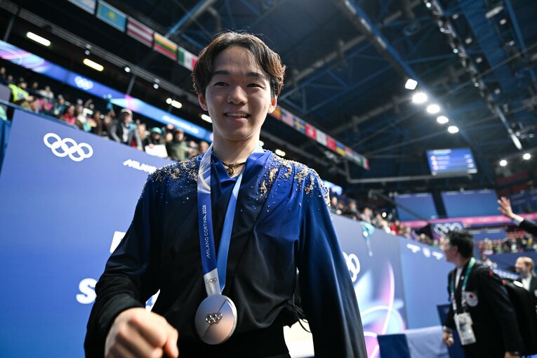 マリニンがまさかの敗戦となった男子フリー【スワイプするとそのほかの写真もご覧になれます】　©Asami Enomoto／JMPA