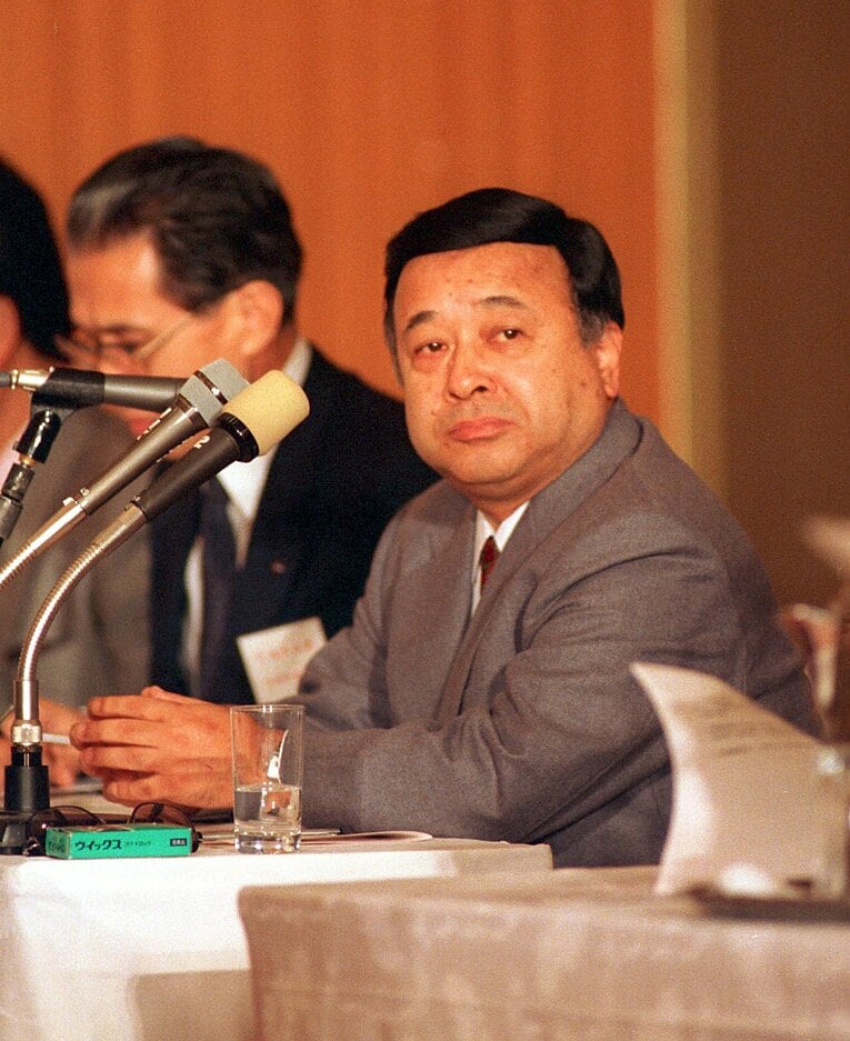 長らくドラフト会議の司会を務めたパンチョ伊東こと伊東一雄さん。パ・リーグの広報部長だった　©SANKEI SHIMBUN