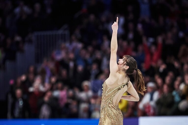 世界選手権フリーにて　©Getty Images