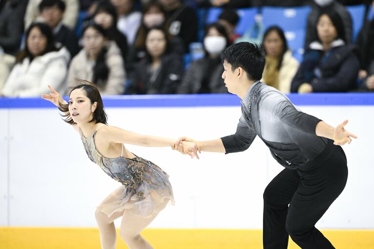 今季の国際大会初戦となった木下グループ杯フリーの演技　©Asami Enomoto