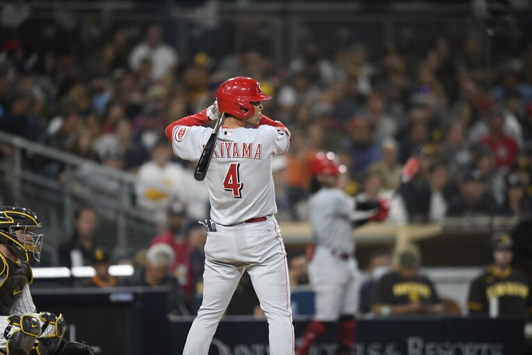 5月7日にメジャー復帰が決まったレッズの秋山　©Getty Images