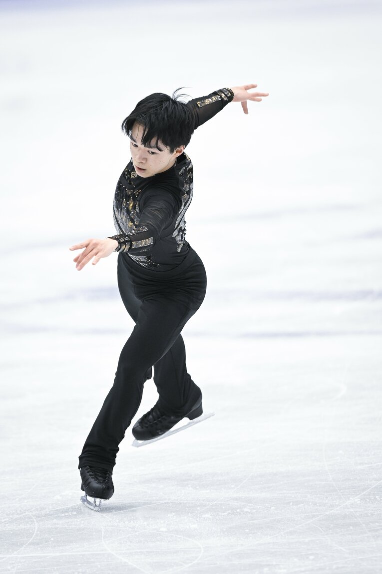 2022年世界選手権銀メダルの鍵山優真　©︎Asami Enomoto