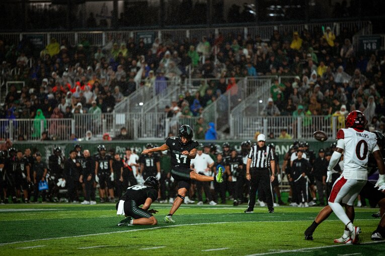 ゼロからの挑戦で全米学生トップクラスの選手に辿り着いた松澤／ハワイ大学提供