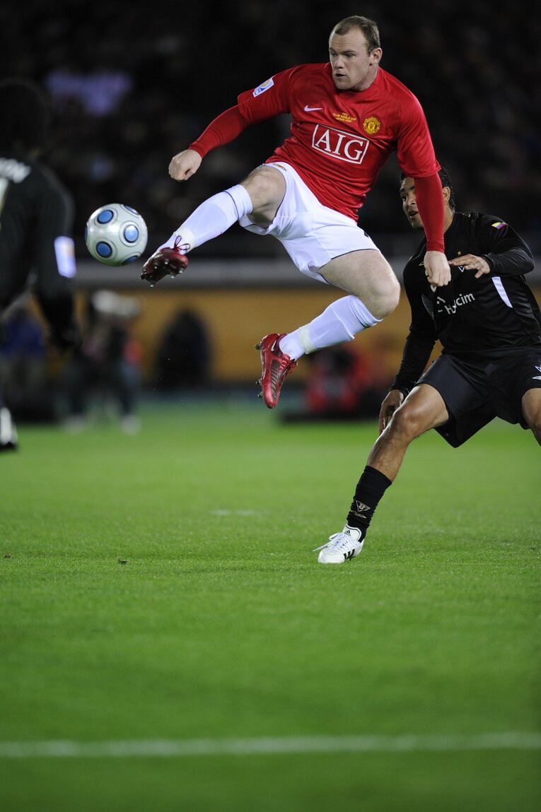 2008FIFAクラブワールドカップ決勝のルーニー　©︎Takuya Sugiyama