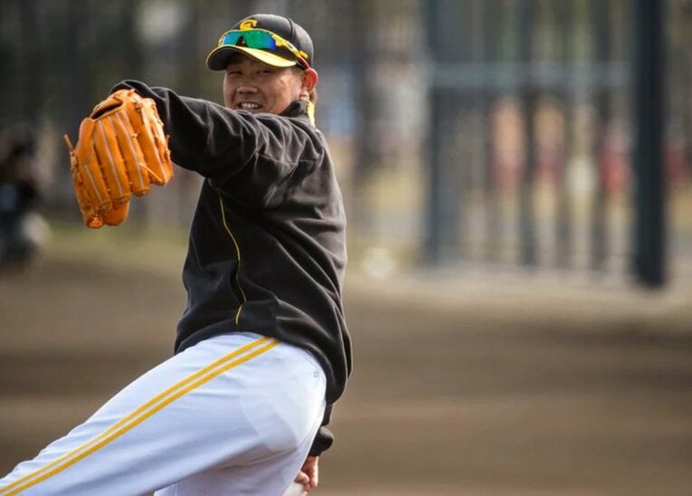 ソフトバンク時代の松坂（2015年撮影） ©Takuya Sugiyama