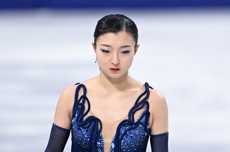 フィギュア団体で日本の銀メダル獲得に貢献した坂本花織 ／ photograph by Asami Enomoto / JMPA