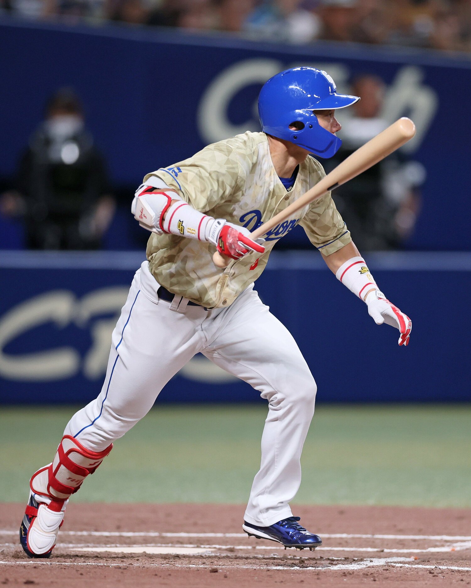 大島が2000本安打を達成した瞬間　©JIJI PRESS